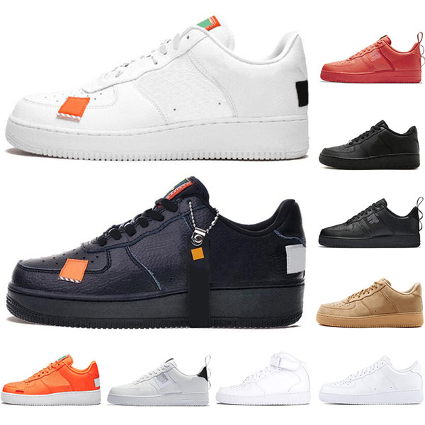 2019 Dunk Utility 1 Running Shoes Black White Just Orange Wheat Women Men High Low Cut mens Trainers Sports Designer Sneaker Skateboard shoe