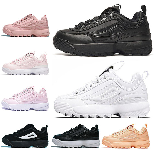 fashion luxury designer shoes womens mens trainers Disruptors Triple white black grey pink special section runner sports sneakers 36-44