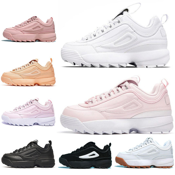 brand fashion luxury designer shoes womens mens trainers Disruptors Triple white black grey pink special section men runner sports sneakers