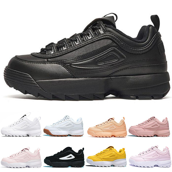 2019 fashion luxury designer shoes womens mens trainers Disruptors Triple white black grey pink special section runner sports sneakers 36-44