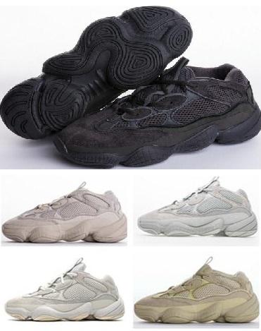 2022men women 500 Desert Rat Kanye Sports Running shoes Blush Salt Bone White Super Moon Yellow Utility Black yakuda Training Sneakers boot