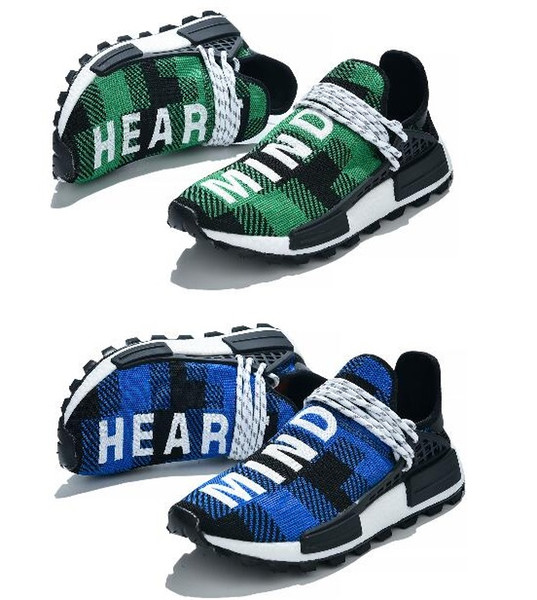 Pharrell Hu Trail Heart Mind 2022Men Women streetwear Running Shoes,men HEART MIND Pharrell Williams Human Race Trail Holi Training Sneaker