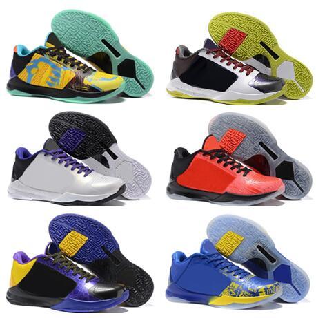 Dropshipping Accepted 5 Prelude Final MVP Colorful Master Class Luminous Basketball Shoes Five Rings Black Mamba Collection Fade to Black