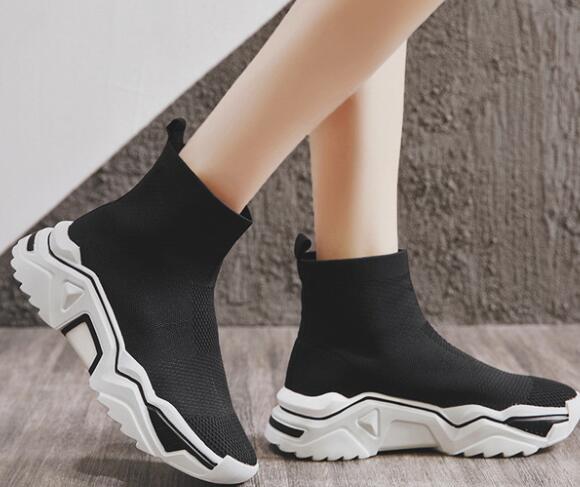 Top beautiful Women's elastic socks shoes breathable women girl ladies boots gym jogging Fashion trainers online stores yakuda fashionable