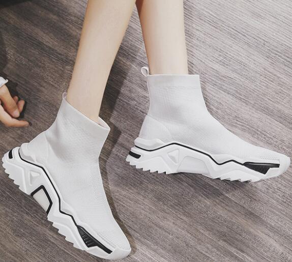 Women's elastic socks shoes Training Sneakers buy unique comfortable cool bass court nice walking gym jogging online stores girl ladies boot