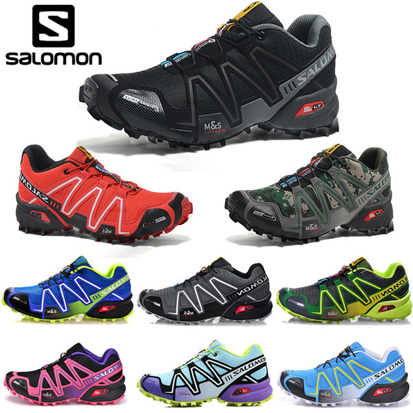 Salomon Speed Cross 3 CS Running Shoes Men Women SpeedCross Outdoor Hiking Sneaker Black White Blue Red Designer Athletic Shoe Size 36-46