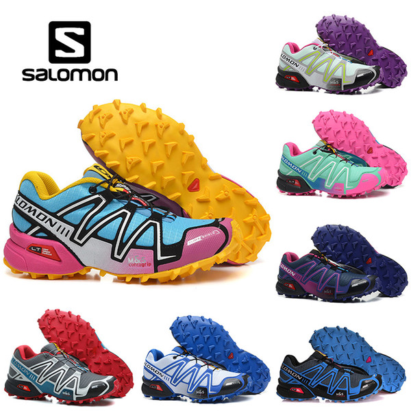 Salomon Speed Cross 3 CS Mens Outdoor Hiking Shoes SpeedCross Waterproof Women Athletics Running Sports Sneakers 36-46