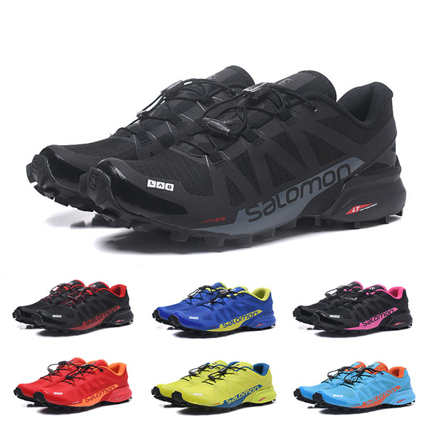 2019 New Style Salomon SPEED CROSS PRO 2 Mens Women Running Shoes High Quality Black Yellow Red Outdoor Jogging Sports Trainer Shoe