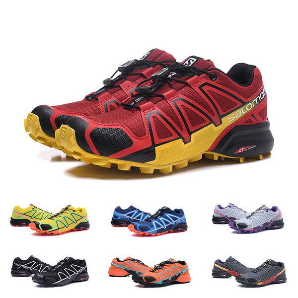 2019 New Salomon Speed Cross 4 CS IV Mens Women Running Shoes Fashion Sports Outdoor Jogging Athletic Sneakers Hiking Shoe