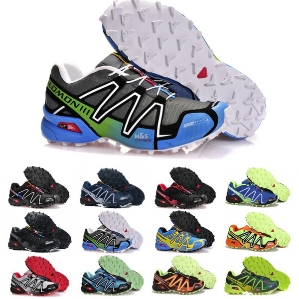 Salomon Speed Cross 3 CS Running Shoes Men Women SpeedCross Outdoor Hiking Sneaker Black White Blue Red Designer Athletic Shoe Size 36-46