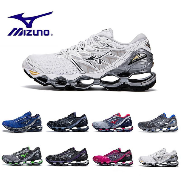 2019 Mizuno Wave Prophecy 7 Mens Designer Running Shoes Original Mizunos 7s Men Trainers Sports Sneakers Size 36-45 New Arrival