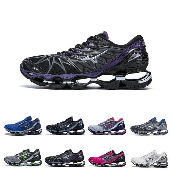 2019 New Arrive Authentic MIZUNO WAVE PROPHECY 7 Men Designer Sports Running Shoes Sneakers Mizunos 7s Casual Mens Trainers Size 40-45