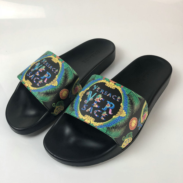 Brand New Designer Flip Flops Slippers Casual Shoes Men Designer Slippers Women Slippers Hip Hop Street Sandals Size 36-44