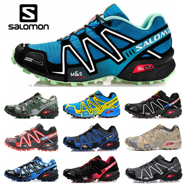 Designer Salomon Speed Cross 3 CS Mens Womens Running Shoes Outdoor Designer Shoes Black Green Red Blue Trainer Mens Sport Sneaker EUR 36-46