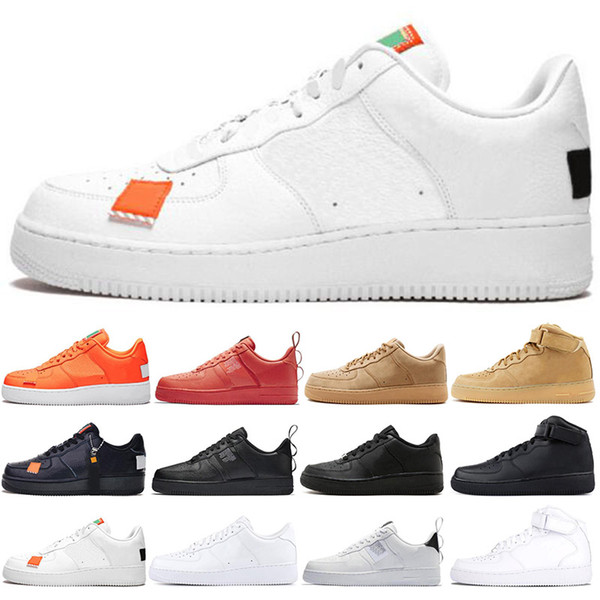 Dunk Utility Running Shoes Black White Just Orange Wheat Women Men High Low Cut mens Trainers Sports Luxury Designer Sneaker Skateboard