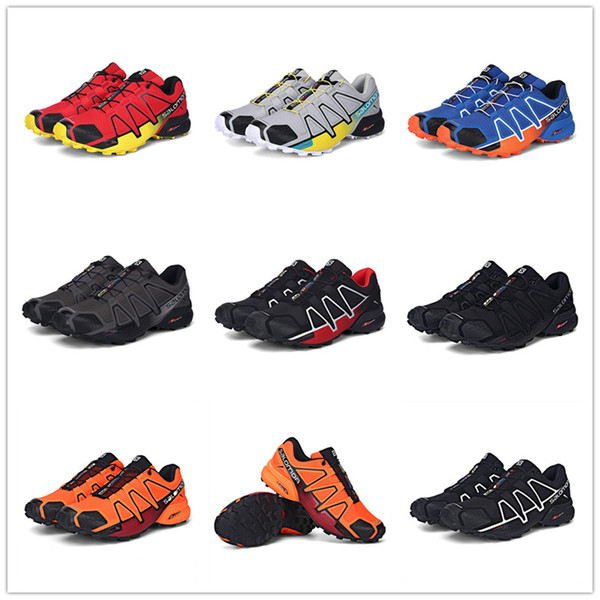 9 Color 2018 Salomon Speed Cross 4 outdoor Running Shoes Light Sneaker for Outdoor Walking Jogging Men Shoes