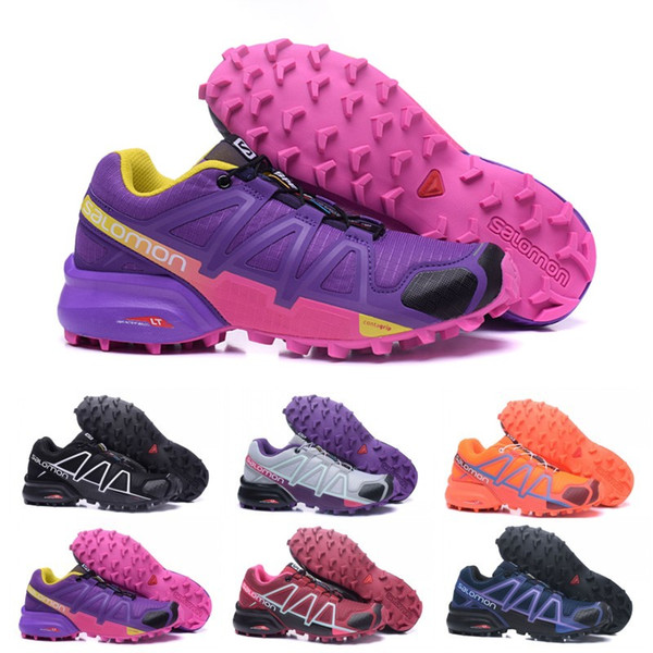 Original Salomon Speedcross 4 Mens Women Outdoor Running Shoes Speed Cross 4 CS Athletic Hiking Sports Sneakers 36-46