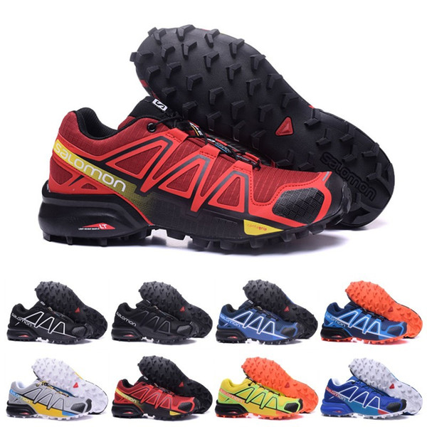 Salomon Speed Cross 4 IV CS black blue orange red Walking Shoes Breathable Man Athletics Mesh Jogging Shoes sports sneaker eur 40-46