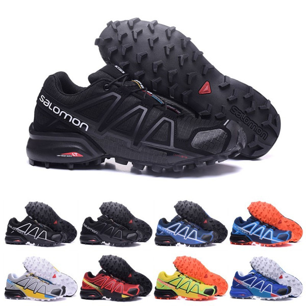 2019 Salomon Speed Cross 4 IV CS black blue orange red Walking Shoes Breathable Man Athletics Mesh Jogging Shoes sports sneaker eur 40-46