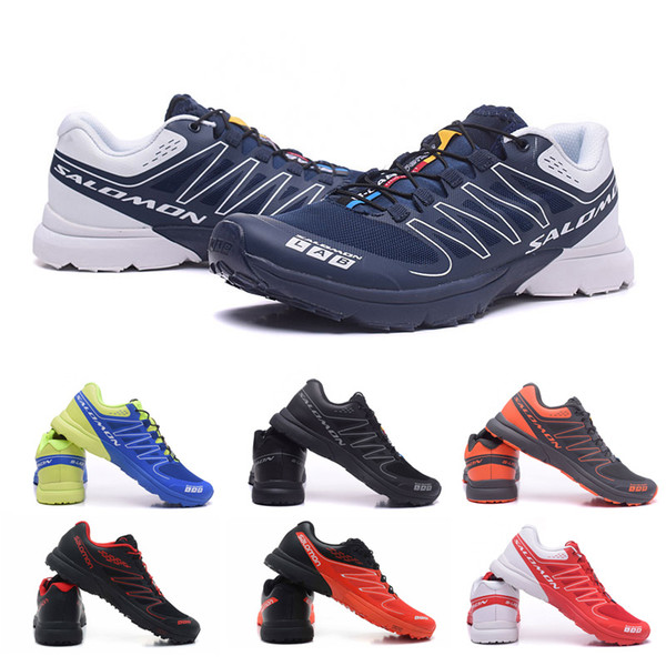 Hot Salomon S-Lab Sense M Running Sneakers Best Quality Mens Shoes New Fashion Athletic Running Sports Outdoor Hiking Shoes Size 40-46