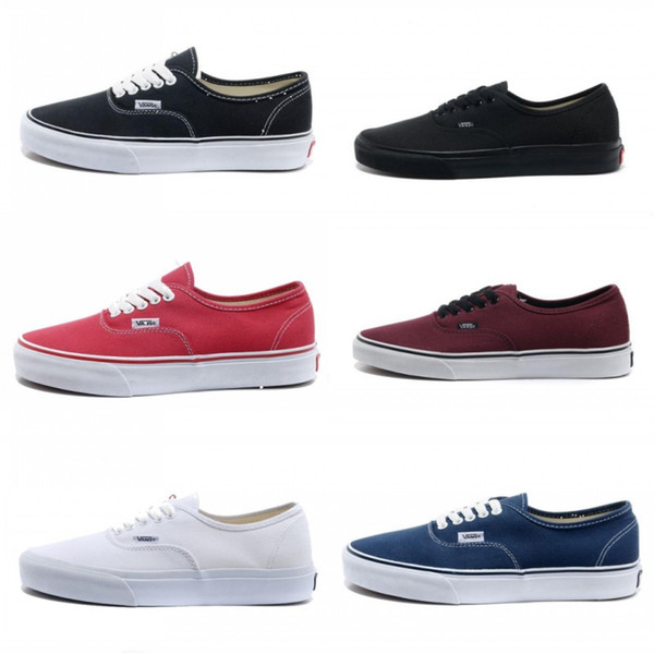 2019 Vans Athentic Classic Old Skool Canvas Mens Skateboard Designer Sports Running Shoes For Men Sneakers Women Casual Trainers