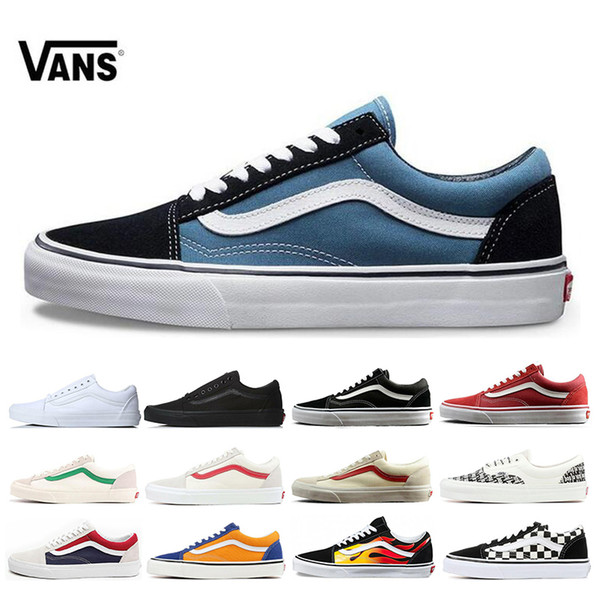 VANS Fear of God Old Skool Authentic Canvas Skate Shoes Designer Mens Women Casual Shoes Trainer running shoes Sports Sneakers 36-44