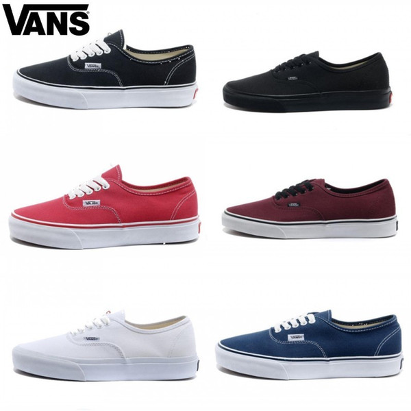 VANS Old Skool Low Black White Skateboard Classic Canvas Casual Skate Shoes zapatillas de deporte Women Men Vans Sneakers Trainers 36-44