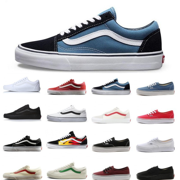 Vans Designer Shoes Old Skool Authentic Sk8-Hi fear of god YACHT CLUB Mens Women Fashion Canvas Skate Casual Sneakers 36-46