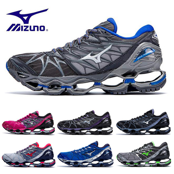 2019 Original Mizuno Wave Prophecy 7 Mens Designer Running Shoes Original Outdoor Cushioning Mens Trainers Sports Sneakers Size 36-45