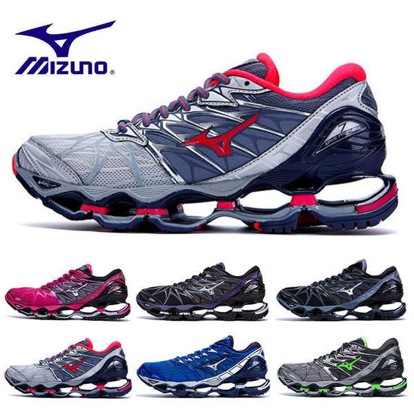 Classic Original Mizuno Wave Prophecy 7 Mens Designer Running Shoes Original Outdoor Cushioning Mens Trainers Sports Sneakers Size 36-45