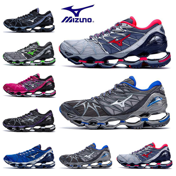 Classic Mizuno Wave Prophecy 7 Mens Designer Running Shoes Original Outdoor Cushioning Mens Trainers Sports Sneakers EUR 36-45