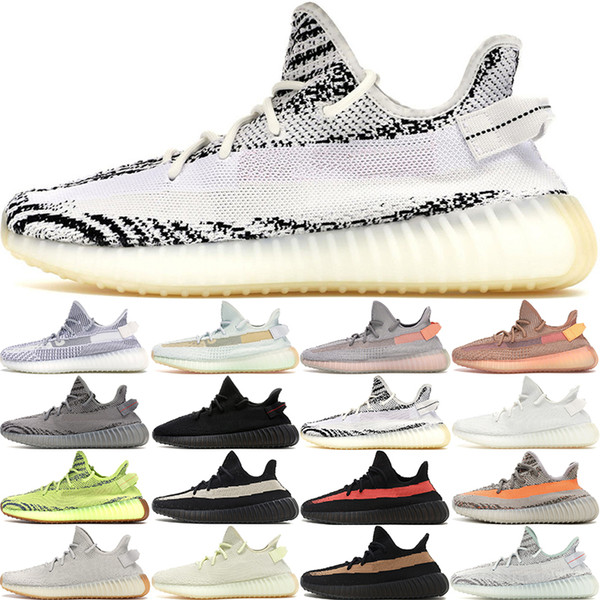 Best V2 True Form Clay Static Hyperspace White Zebra Bred Black Red Beluga 2.0 Kanye West Sports Running Shoes Sport Sneakers 36-48