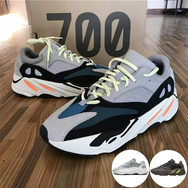 700 Runner 2019 New Kanye West Mauve Wave Mens Women Athletic Best Quality 700s Sports Running Sneakers Designer Shoes With Box