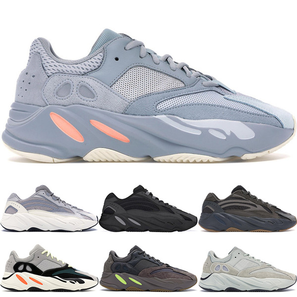 Kanye West Inertia 700 V2 Wave Runner Vanta Static Geode Mauve OG Solid Grey Designer Men Women Running Shoes Sports Sneakers 36-46