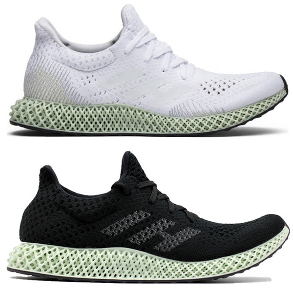 2019 Futurecraft 4D Runner Running Shoes For Men Women Ash Green Triple Black White Red Men Designer Trainer Sport Sneaker Size 6.5-12