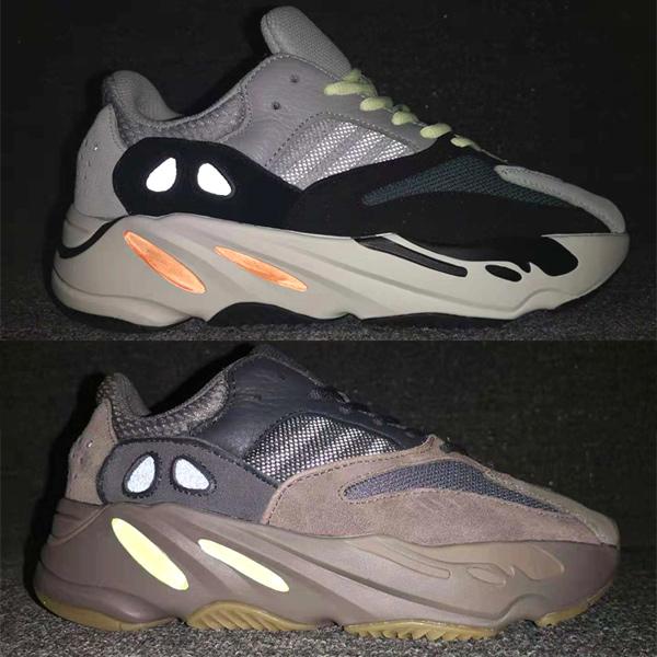 Wave Runner 700 Shoes Arrived, Kanye West hit Vanta Salt Inertia Geode release - Runner 700 v2 Static Mauve Solid Grey Sneakers