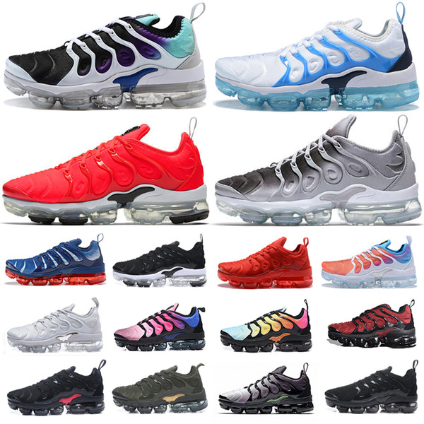 2019 TN Plus Game Royal Mens Running Shoes Orange USA Tangerine Mint Grape Volt Hyper Violet Trainers Sports Sneaker Women Designer Athletic