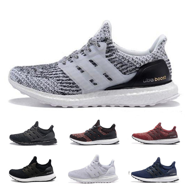 Ultra boost 3.0 5.0 Running Shoes for Men Women high quality Triple Black White Primeknit Oreo Blue ultraboost Sports Sneakers 36-46