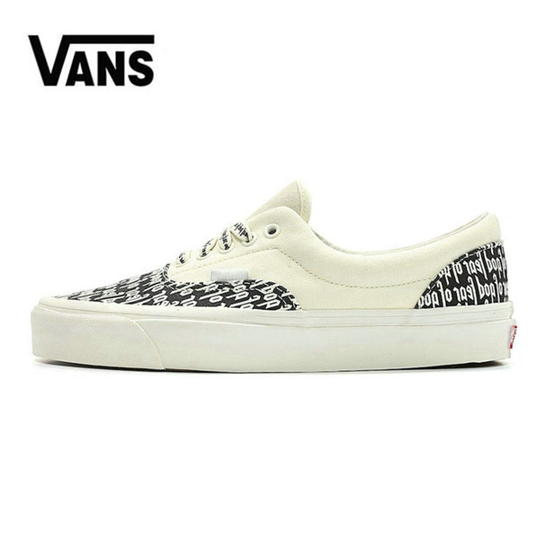 Fear of God Brand Vans Old Skool Classic Men Women Canvas Sneakers Black White YACHT CLUB Red Blue Fashion Trainers Skate Casual Shoes