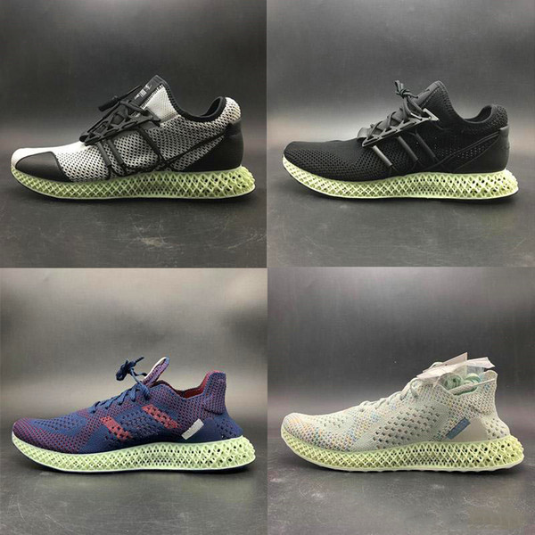 2019 AlphaEdge ASW LTD Fashion Futurecraft 4D Green Triple Black White Mens Designer Training Running Sneakers EUR39-44