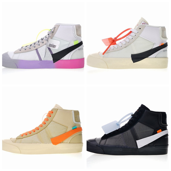 Serena Williams X Blazers Mid Rainbow All Hallows Eve Mens Running Shoes Blazer Mid Studio Grim Reepers Women Trainer Designer 10X Sneakers