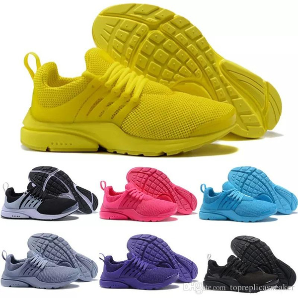 Presto Running Shoes Men BR QS Yellow Prestos Pink Oreo Outdoor Jogging Walking Mens Womens Trainers Sports Sneakers Eur 36-45