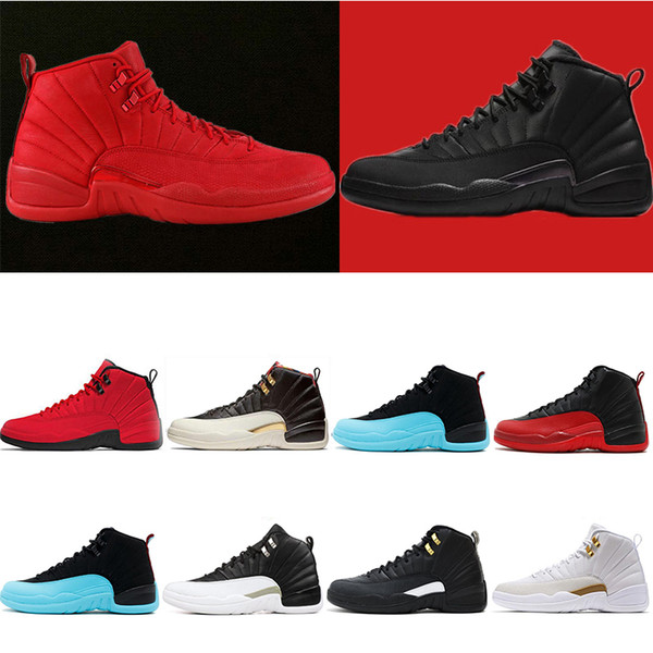 New 12 12s men Basketball Shoes Sneakers black white CNY PLAYOFF THE MASTER Gym red gamma blue mens sports shoes 7-13