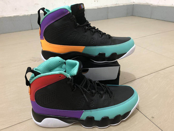 Popular 9 Dream It, Do It mens basketball shoes Black/University Red-Dark Concord designer Trainer 9s Cheap Men sports sneakers