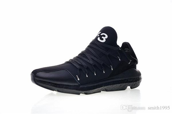 High quality designer Y-3 Kusari real men's running shoes black and white fashion y3 sneakers size 40-45 euros