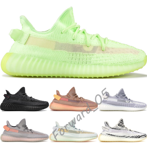 Gid Glow Black Reflective Static Hyperspace Zebra True Form Beluga 2.0 Bred Kanye West Running Shoes Men Women Sneakers Sports US 5-13