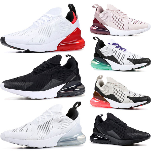 2019 running shoes Triple Black white barely rose University Red black dot Grape Tiger mens womens sports sneaker trainers shoes size 36-45