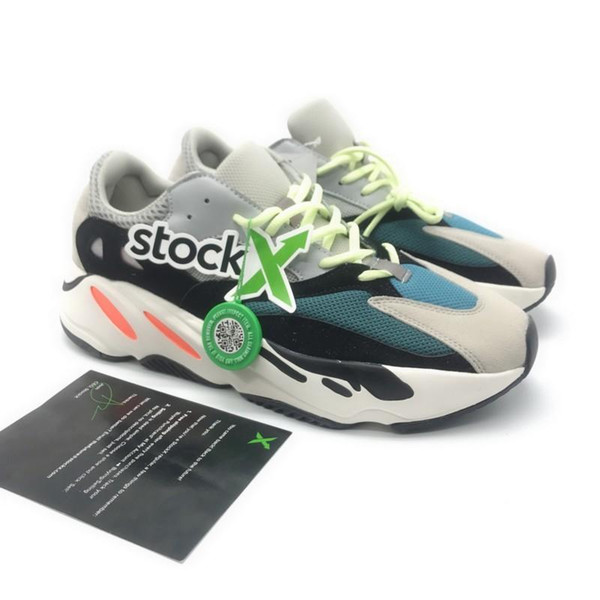 2019 Top quality 700 sneakers with Stock X luxury designer mens shoes unisex women trainers 700 runner shoes