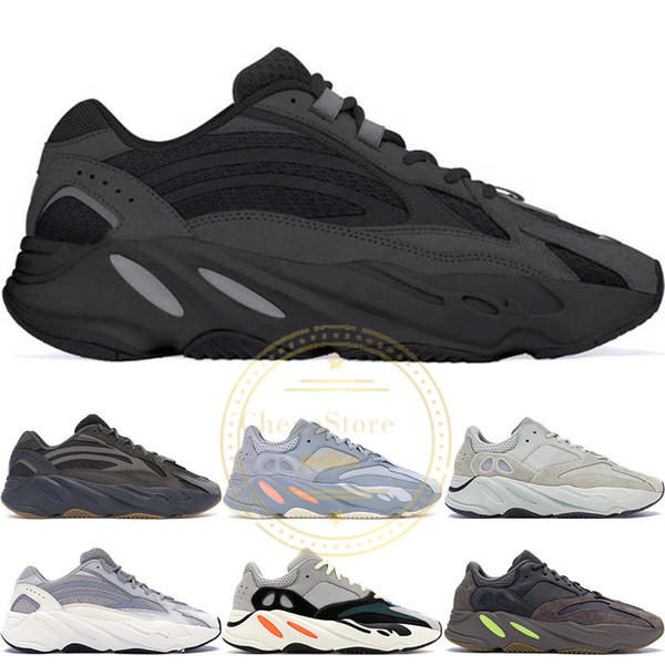 2019 700 V2 Vanta Runner Kanye West Geode Static Mauve Wave Mens Women Athletic Inertia OG Solid Grey Running Shoes Sports Sneakers 36-46