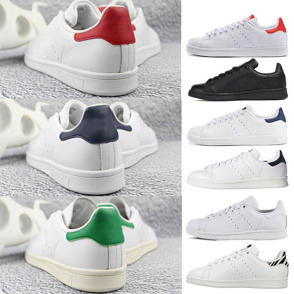 womens mens stan shoes Zebra fashion smith sneakers casual shoes leather sports classic flats Triple s White Black Designer trainers Tennis